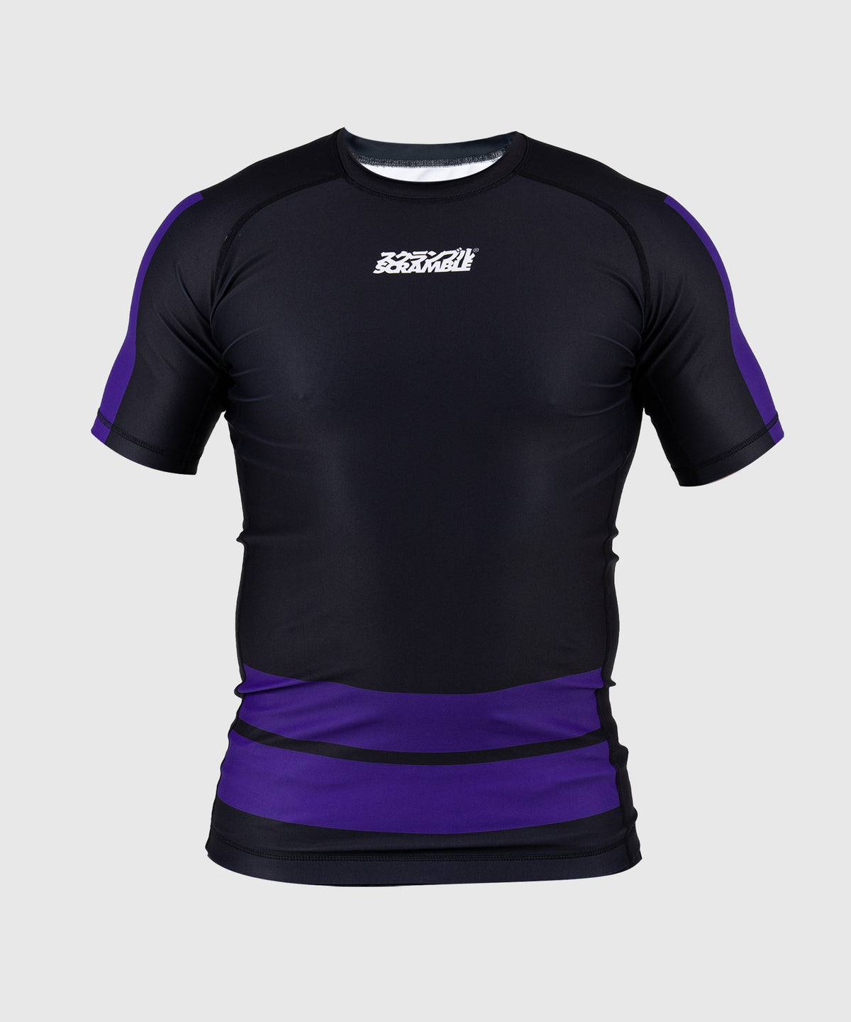 Scramble Ranked Rashguard a Maniche Corte - Viola