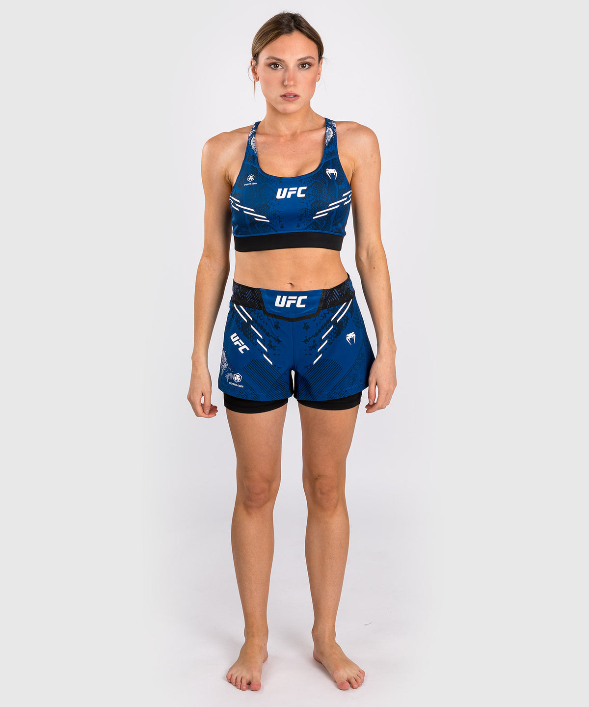 UFC Adrenaline by Venum Authentic Fight Night Women's Sports Bra - Blau