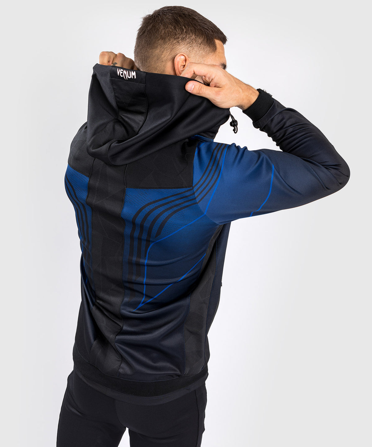 Felpa con cappuccio da uomo UFC Venum Authentic Fight Night 2.0 - Midnight Edition