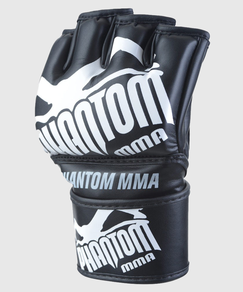 Phantom Athletics Blackout PU Guantes de MMA - Negro