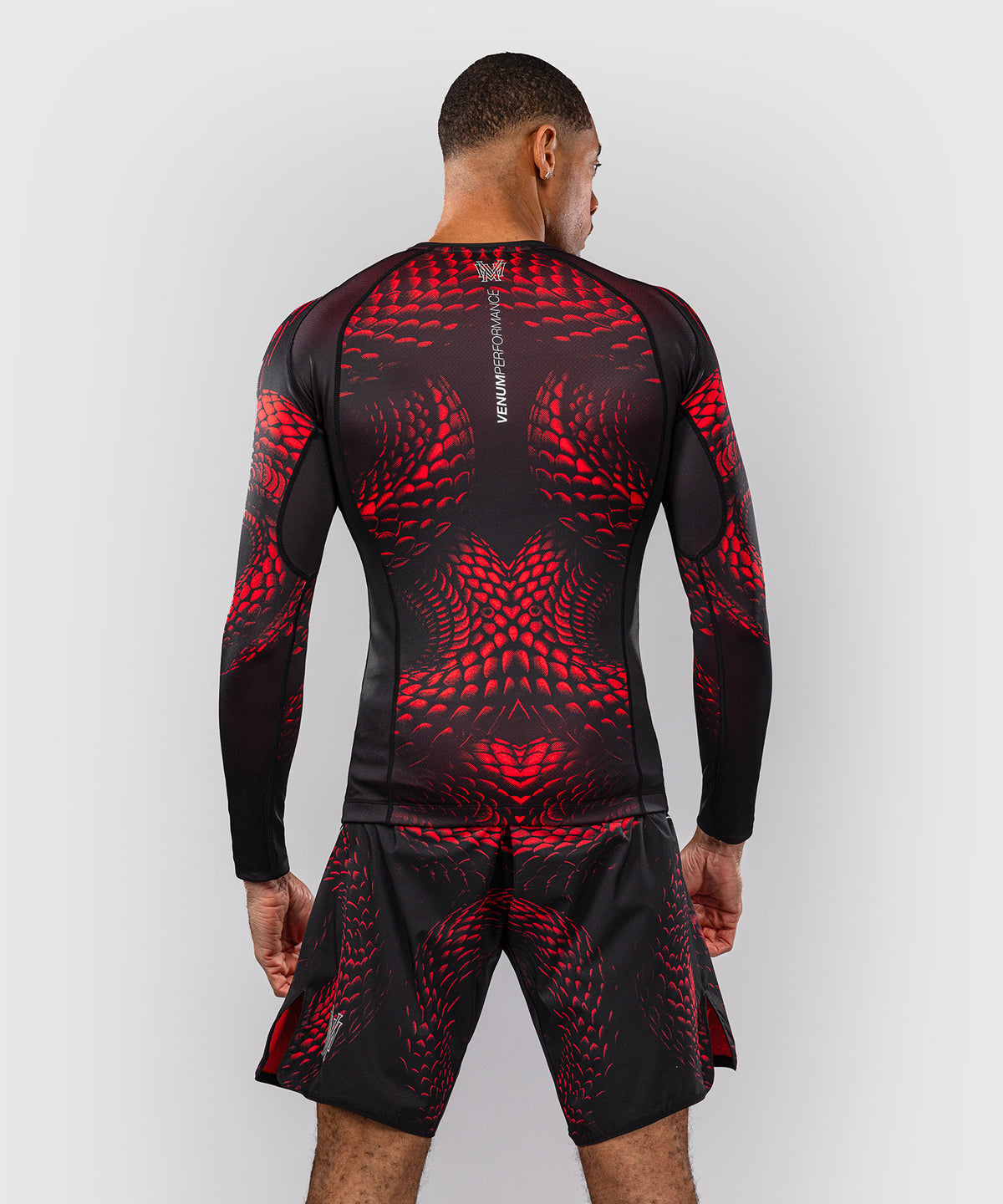 Venum Matupa Rashguard a Maniche Lunghe - Nero/Rosso/Argento