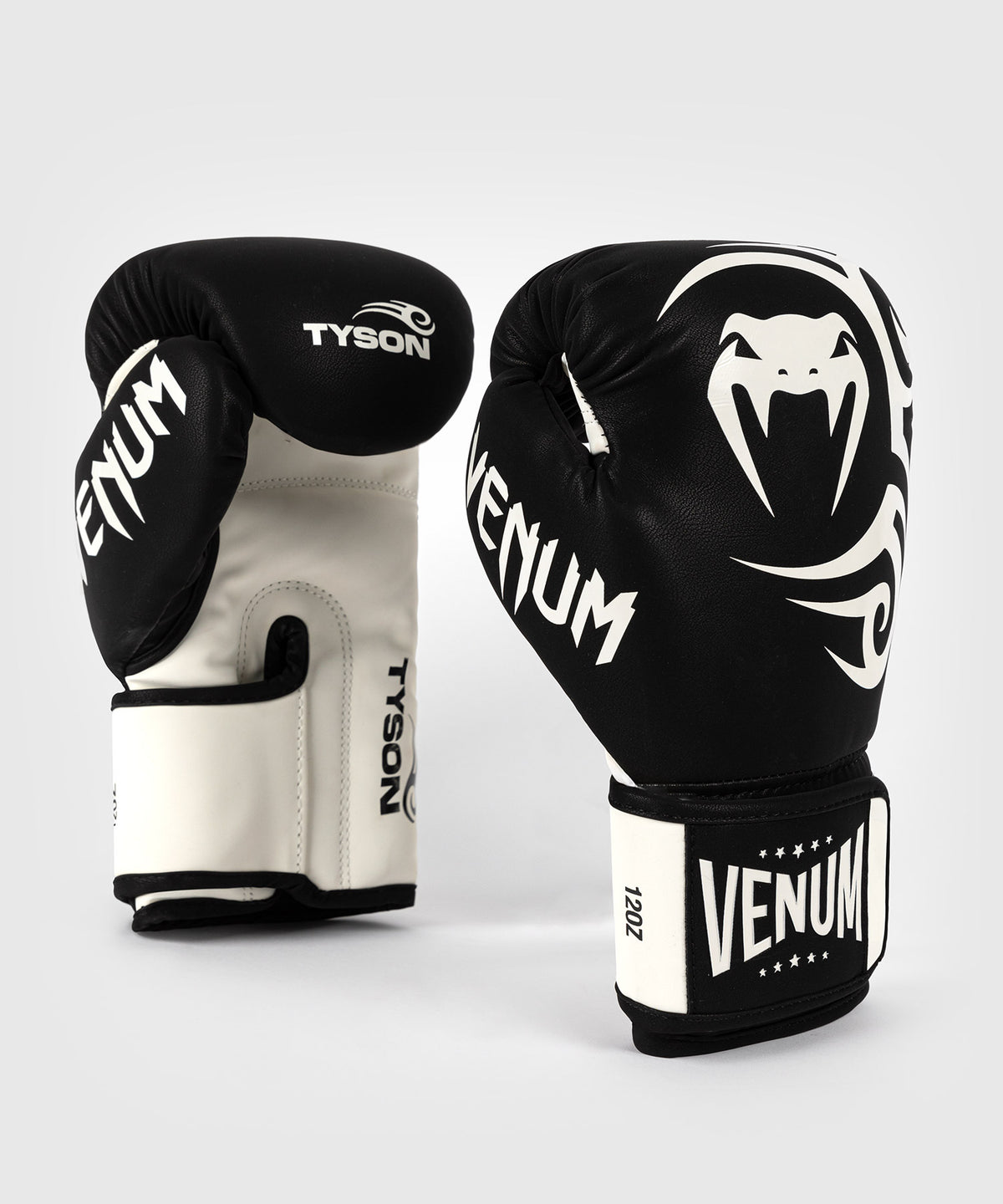 Venum Impact x Mike Tyson Replica Boxing Gloves - Deep Black/Optical White