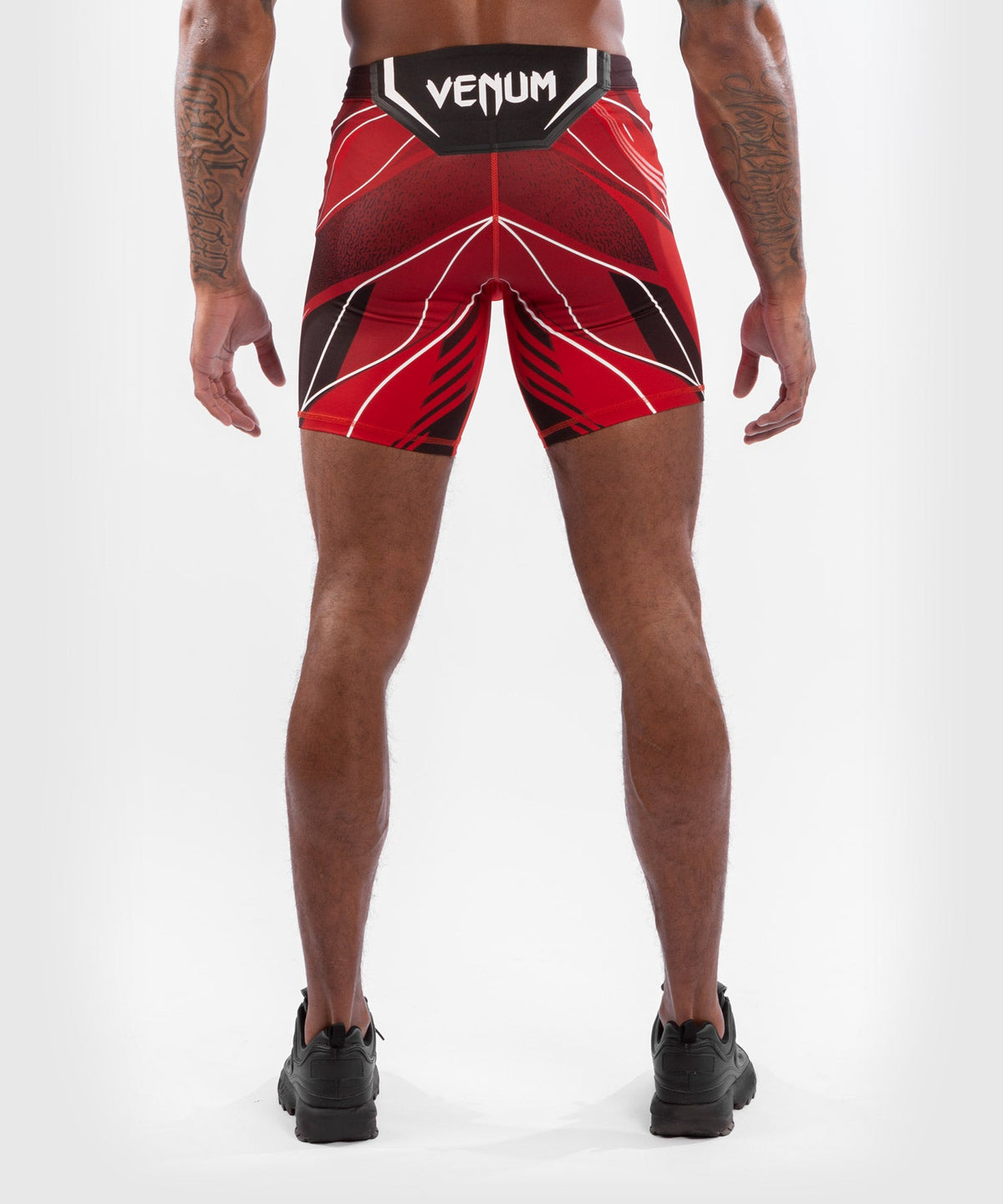 UFC Herren Kompressionsshorts Venum Authentic Fight Night - Long Cut - Rot