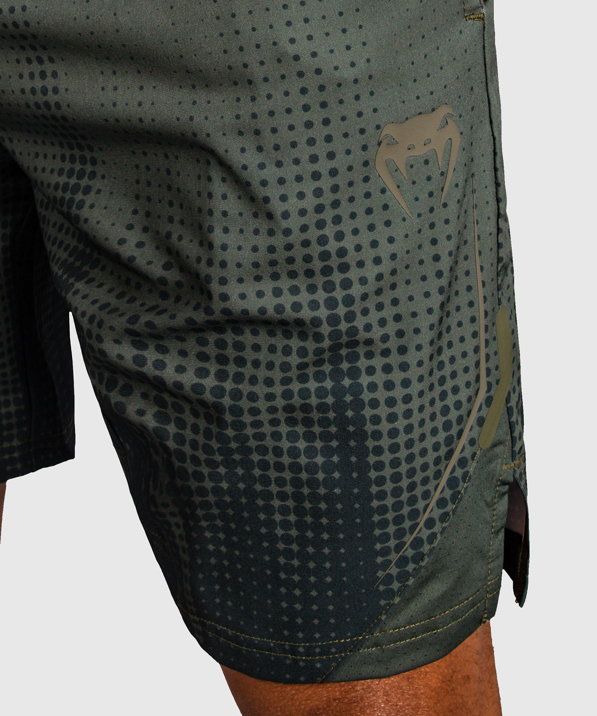 Venum Stealth Training Shorts - Khaki/Dark Green