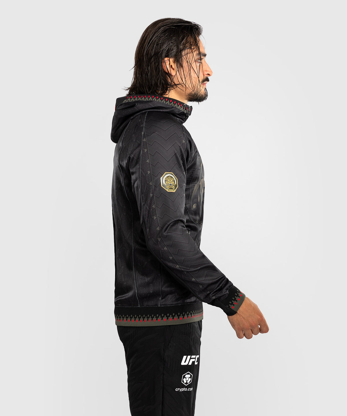 Men’s Noche UFC 2.0 By Venum Black Authentic Fight Night Walkout Hoodie