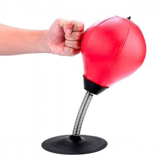 Metal Boxe Tisch-Punchingball - Rot