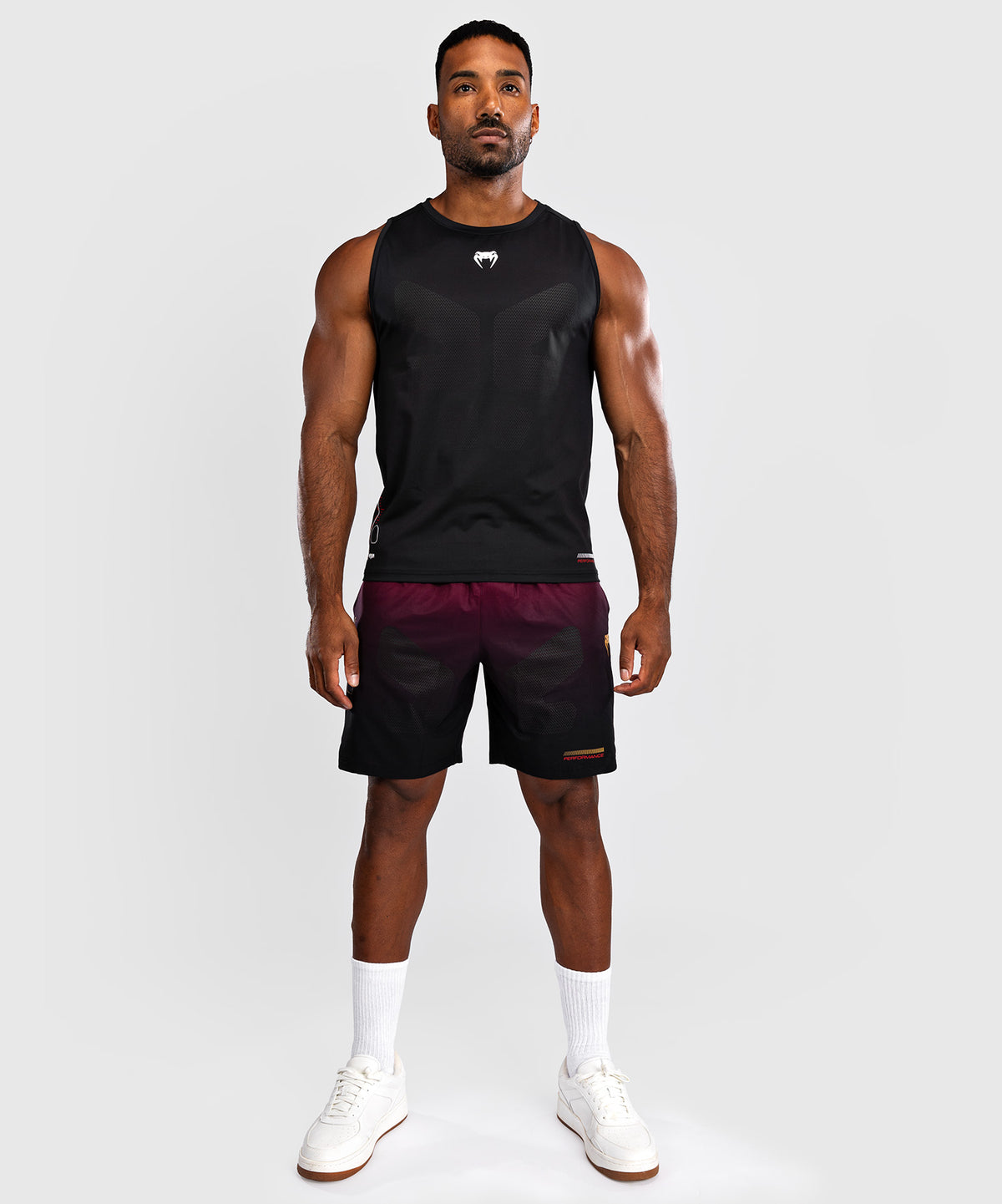 Venum Tactical XT  Herren Dry Tech Tanktop - Schwarz/Feuerrot