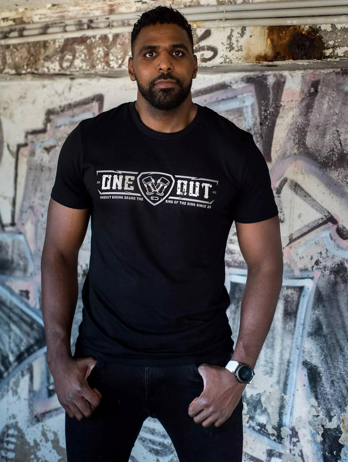 King Oneout One Legend Trainings-T-Shirt - Schwarz