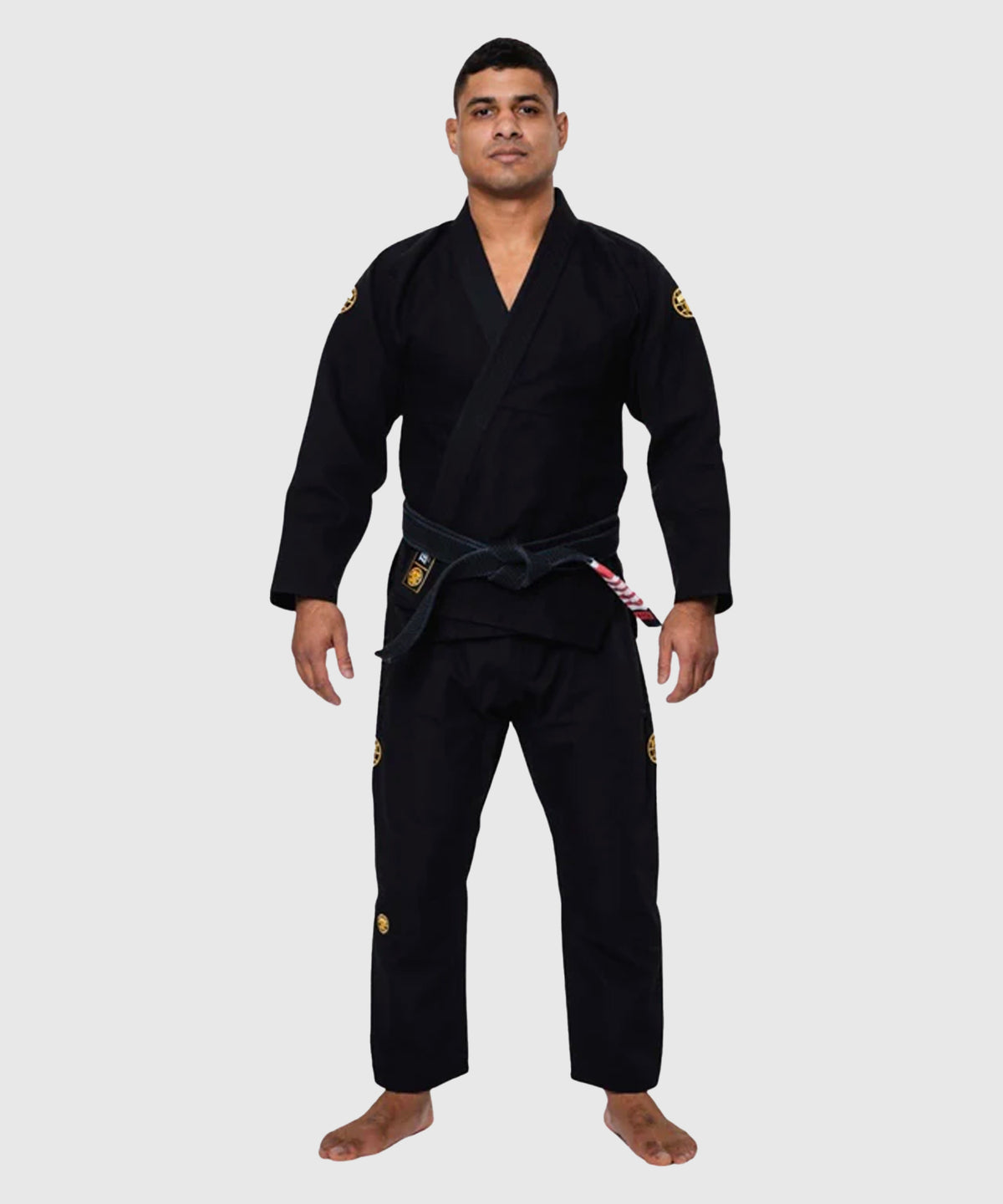 Tatami Fightwear Estilo Kimono BJJ Gold Label – Negro