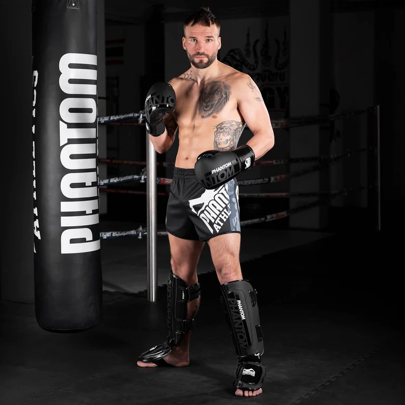 Phantom Athletics Apex Hybrid Espinilleras - Negro