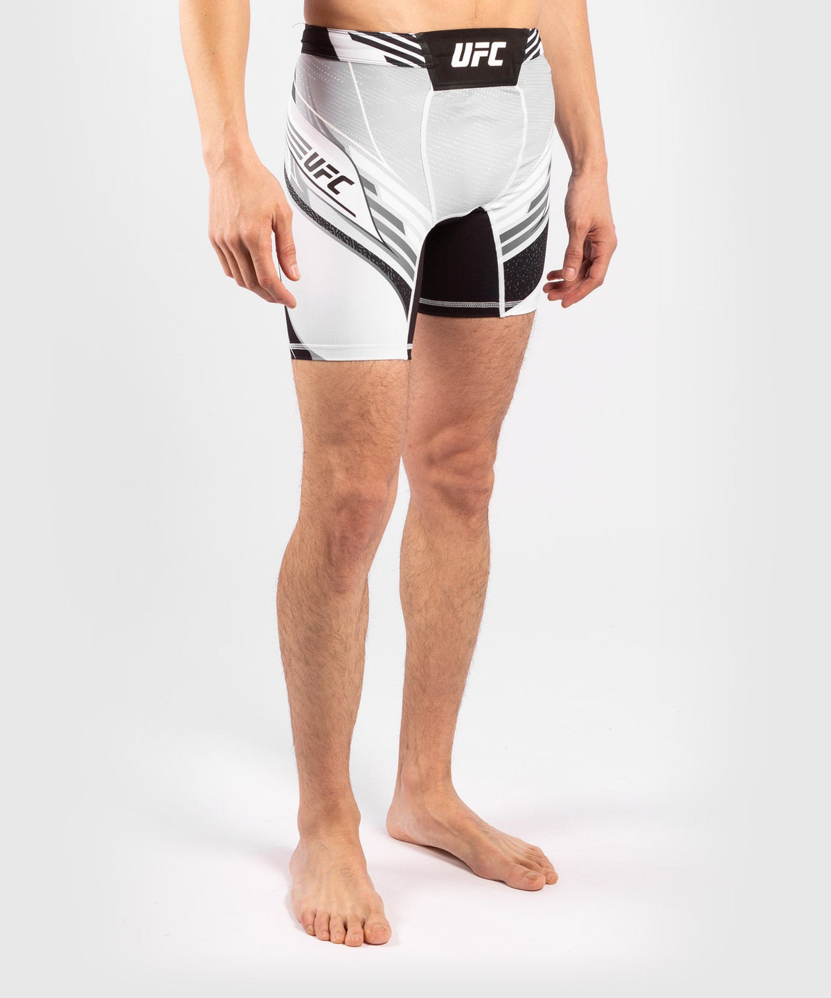 Short de compression pour Hommes UFC Venum Authentic Fight Night - Coupe Courte - Blanc