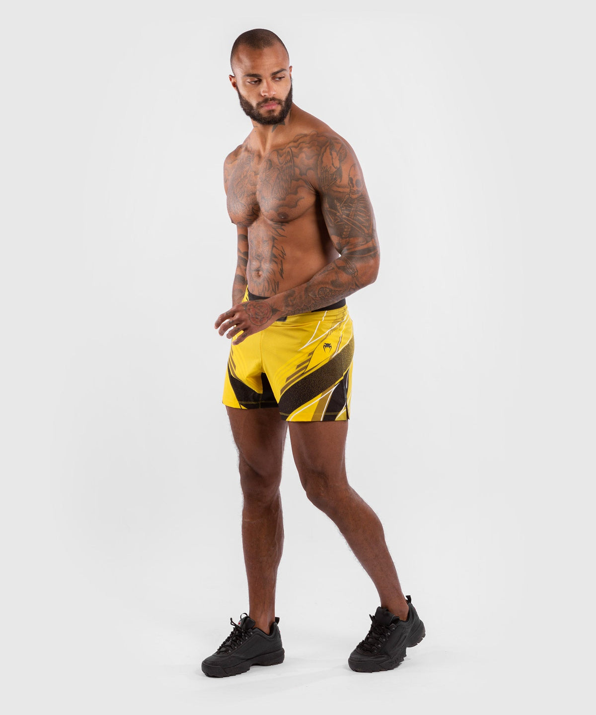 Fightshort Homme UFC Venum Authentic Fight Night - Coupe Courte - Jaune