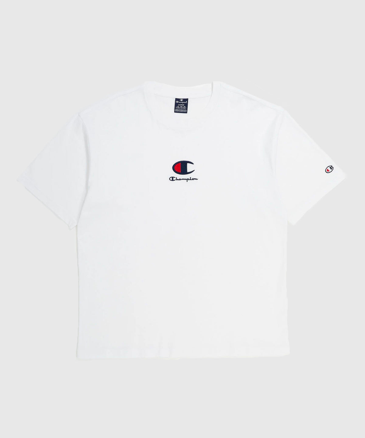 Champion Legacy Camiseta de Manga Corta – Blanco