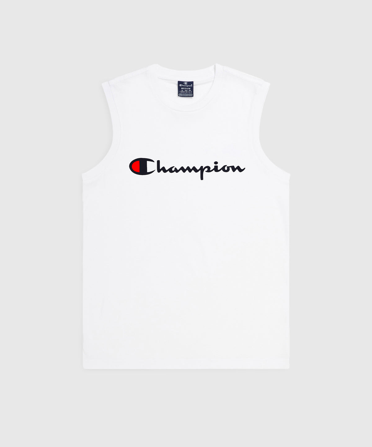 Champion Legacy T-Shirt Senza Maniche – Bianco