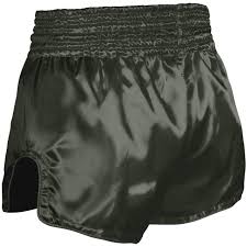 8 Weapons Strike Pantalones Cortos de Kickboxing - Oliva