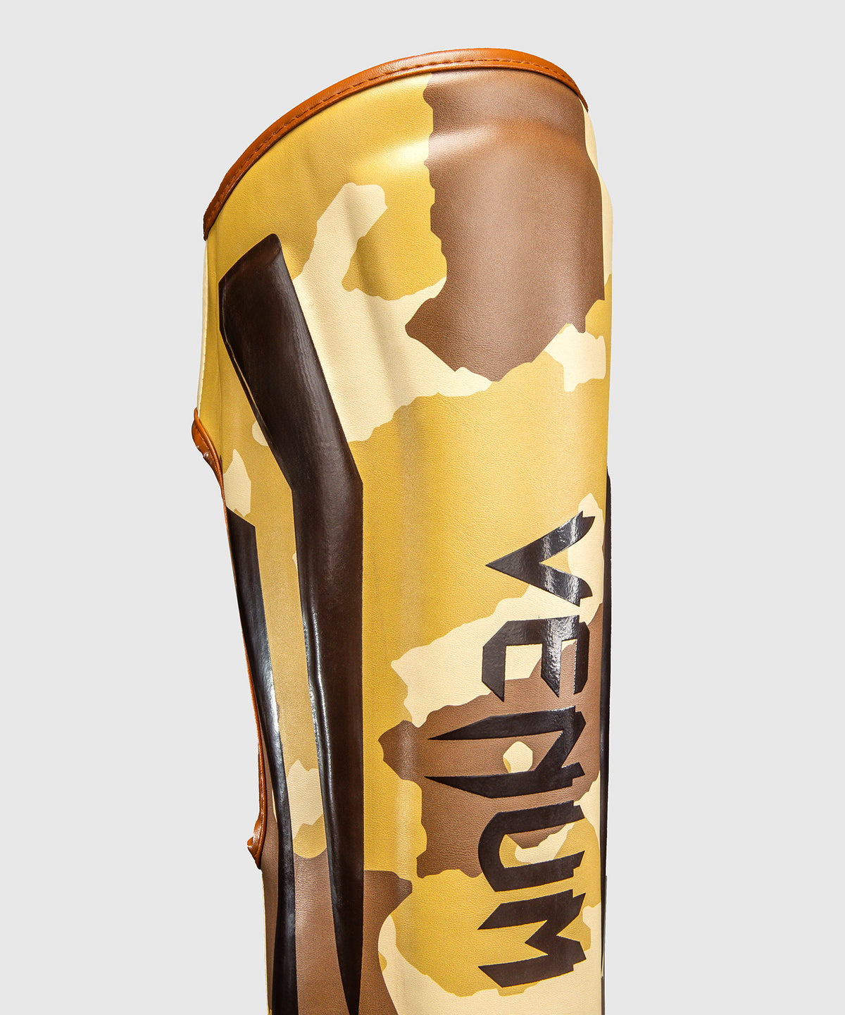 Venum Elite Camo Shin Guards - Light Beige/Brown