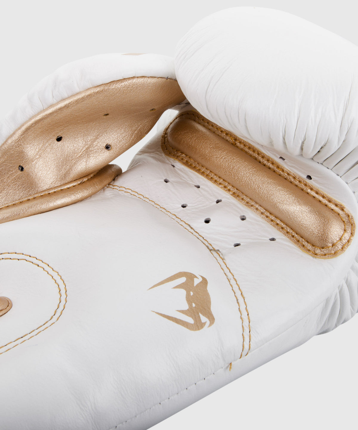 Guantes de Boxeo Venum Giant 3.0 - Cuero Nappa - Blanco/Oro