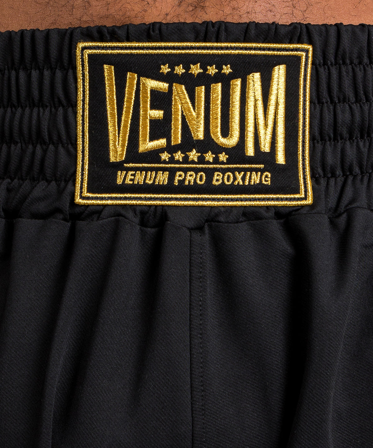 Venum Classic Short de Boxeo - Negro/Dorado