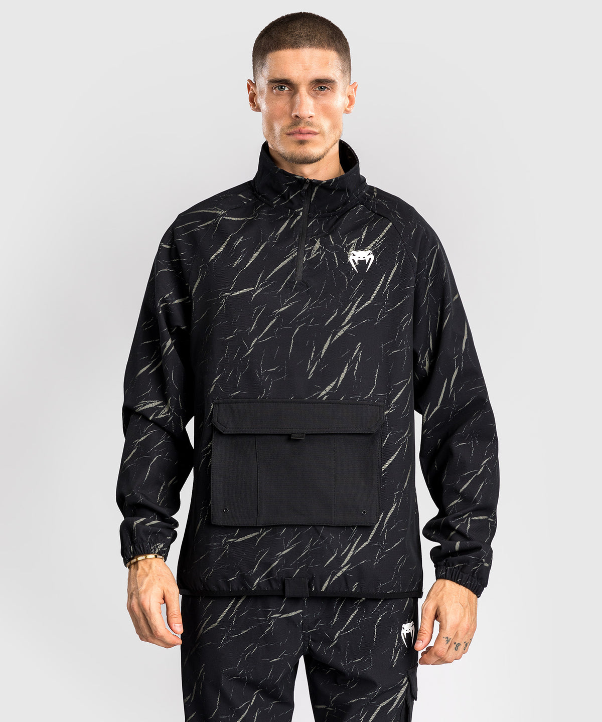 Veste de Survêtement Pour Hommes Venum Trooper - Noir/Beige