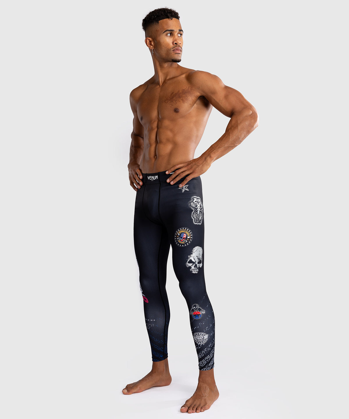 Venum x TEKKEN 8 - Paul Phoenix Spats - Schwarz/Blau