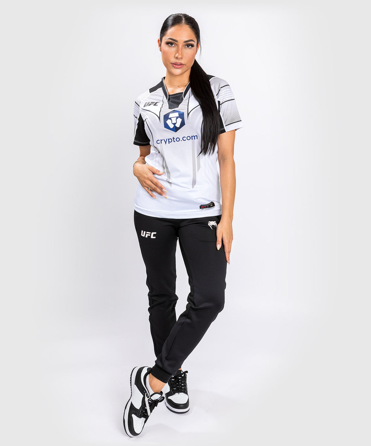 T-shirt Technique Femme UFC Venum Authentic Fight Night 2.0 - Blanc
