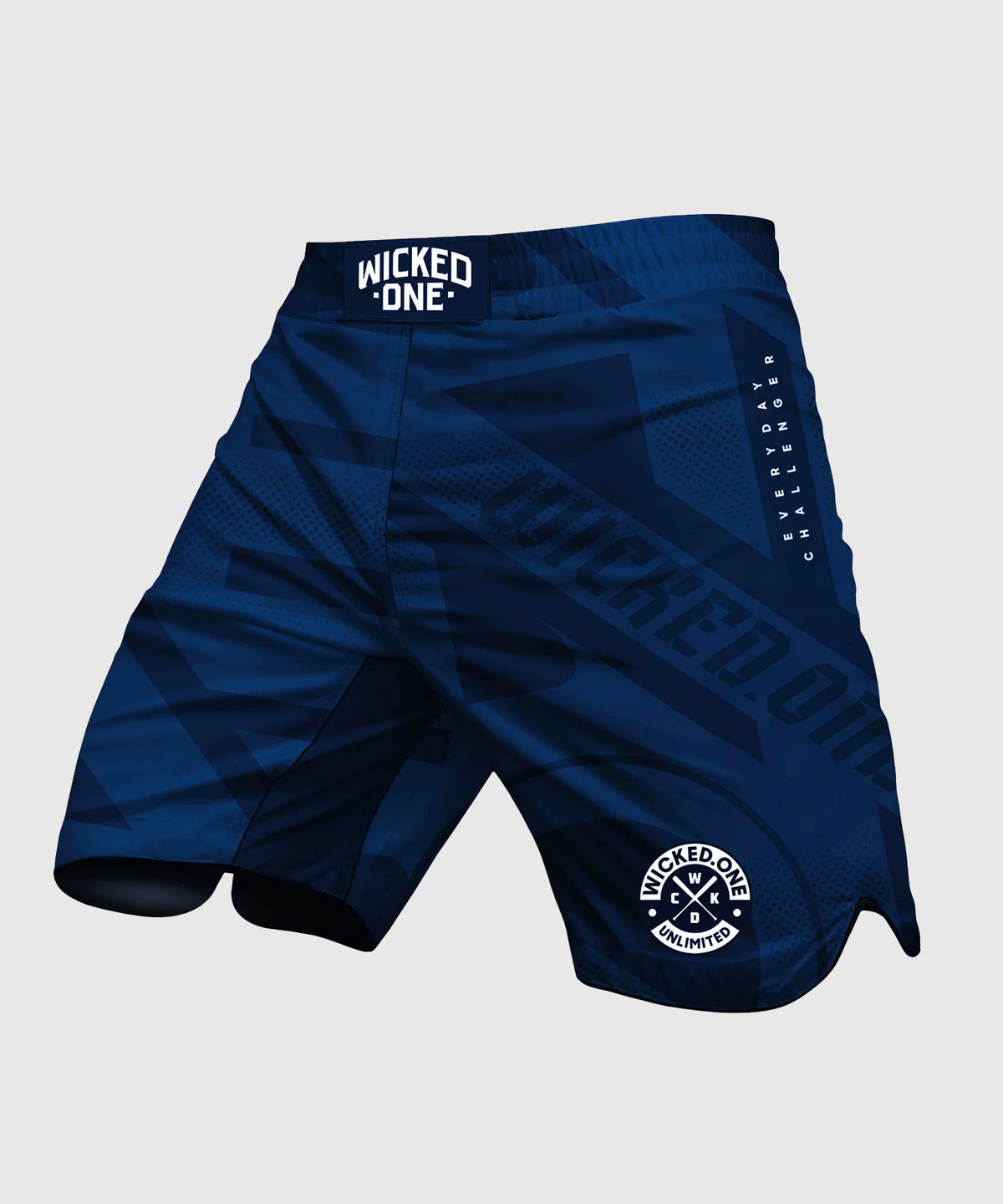 Wicked One Eager Outsiderz Fightshorts - Azul Marino