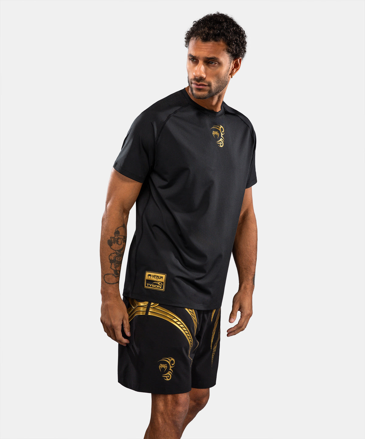 Venum x Mike Tyson Tiger Dry Tech T-Shirt - Black/Gold