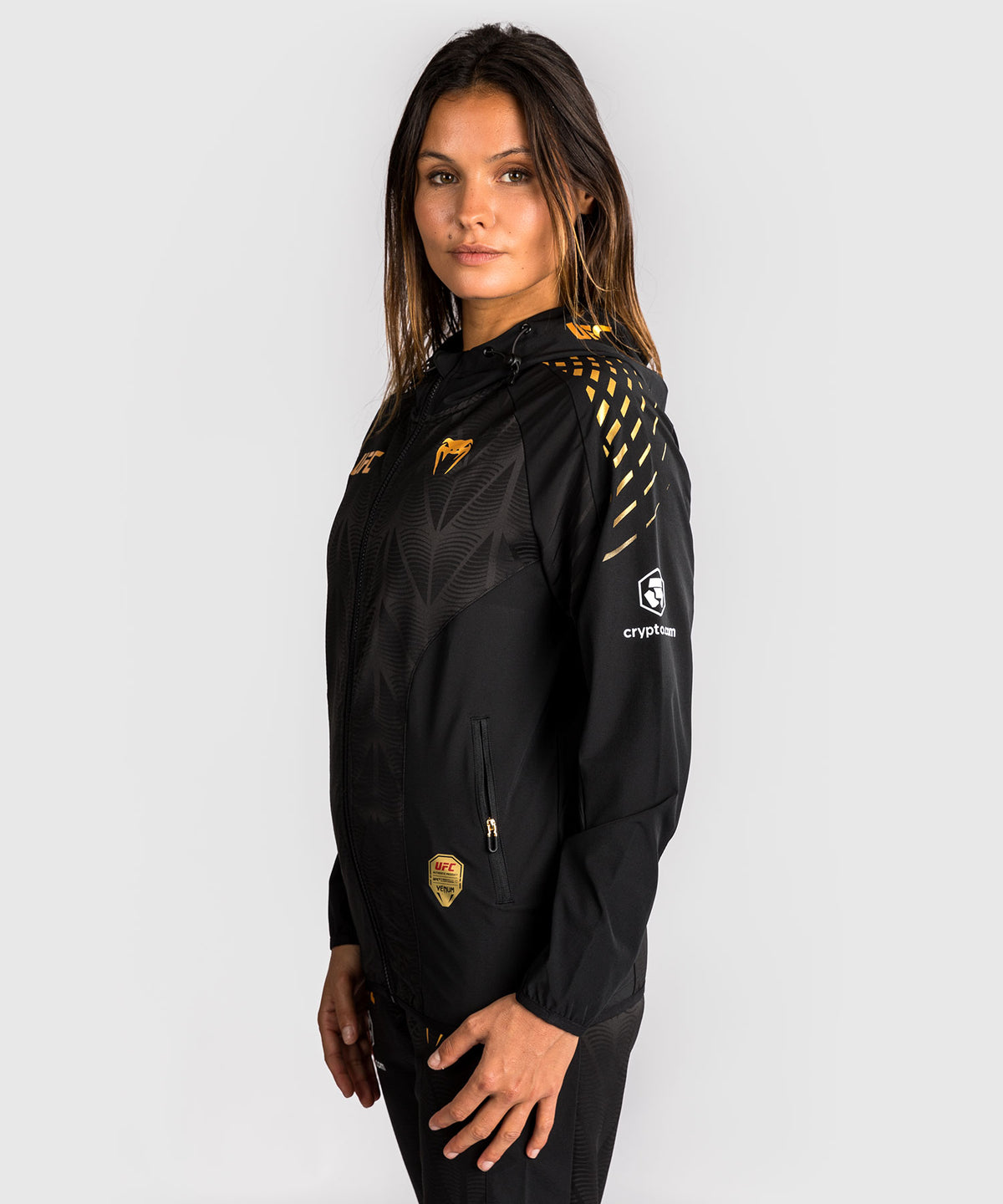 Sweat à capuche Walkout Femme UFC Zenith by Venum Authentic Fight Night - Champion
