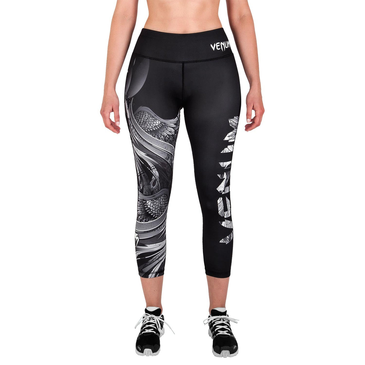 Venum Phoenix Damen-Tights - Schwarz/Weiß