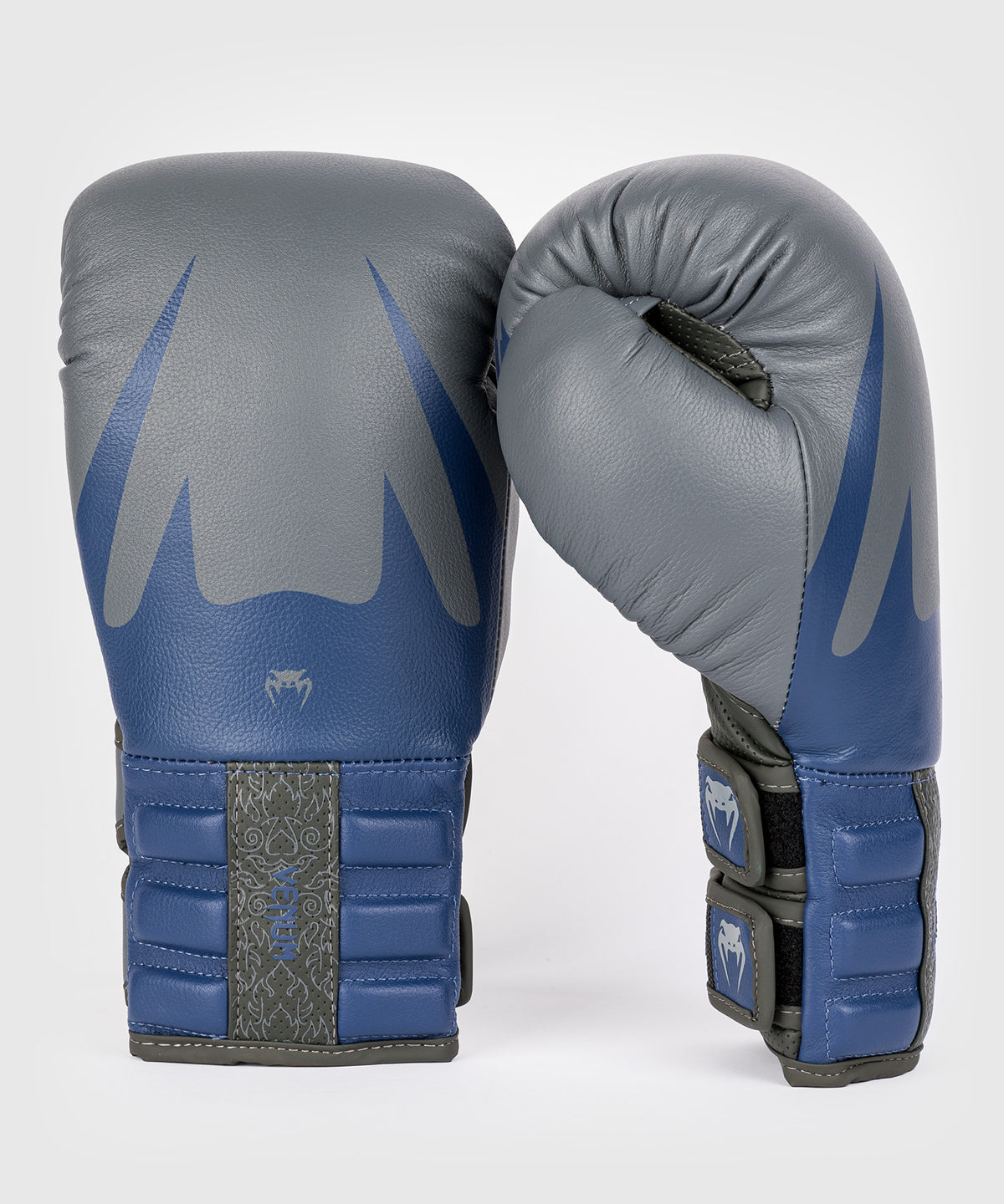 Venum Reverso Boxing Gloves - Storm Grey/Royal Blue