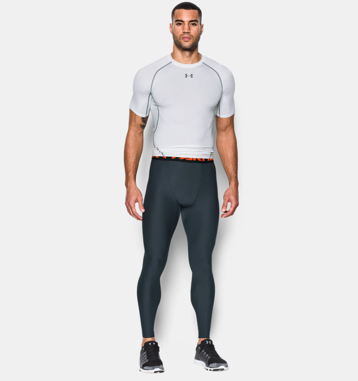 Legging Under Armour HeatGear® pour homme - Gris/Orange