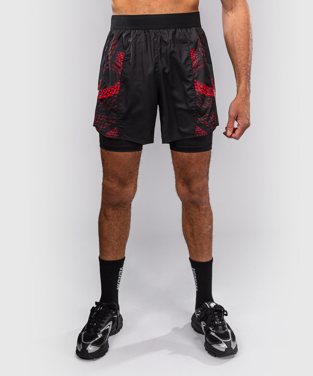 Venum Matupa Pantaloncini da Allenamento - Nero/Rosso/Argento