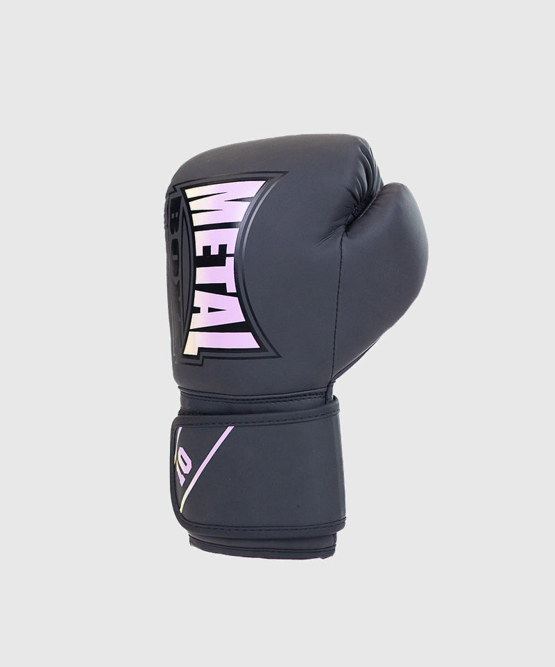 Metal Boxe Starter Post Cutting Treats Trainingshandschuhe - Schwarz