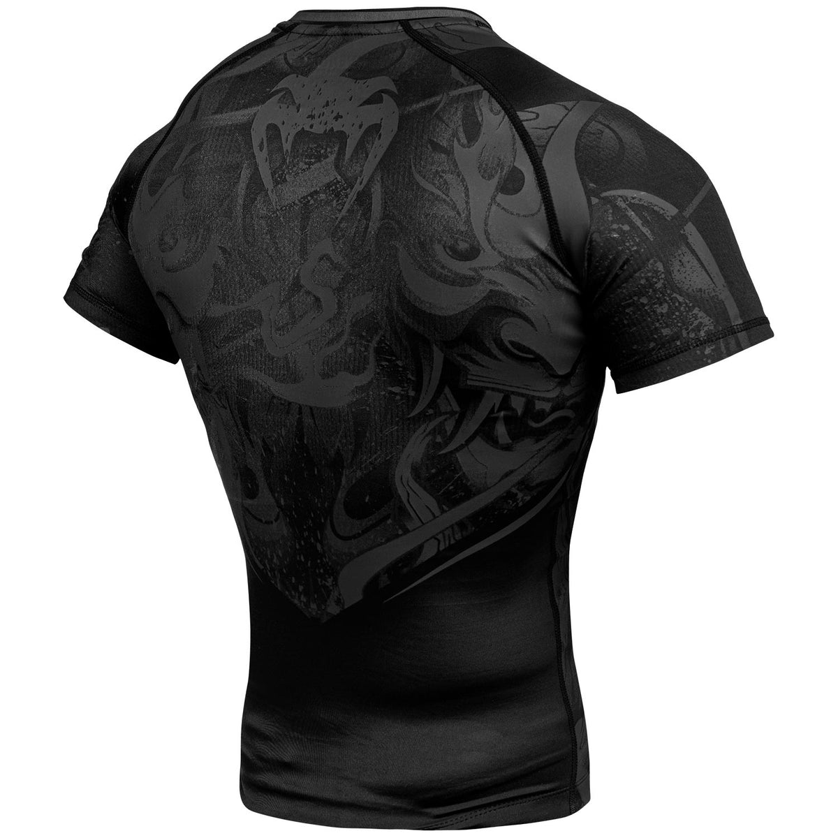 Rashguard Venum Devil - Maniche corte - Neri/Neri