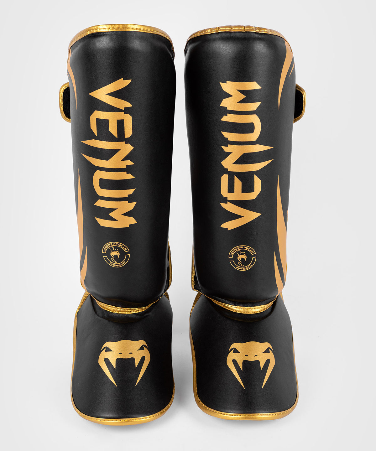 Venum Challenger Espinilleras de pie - Negro/Oro