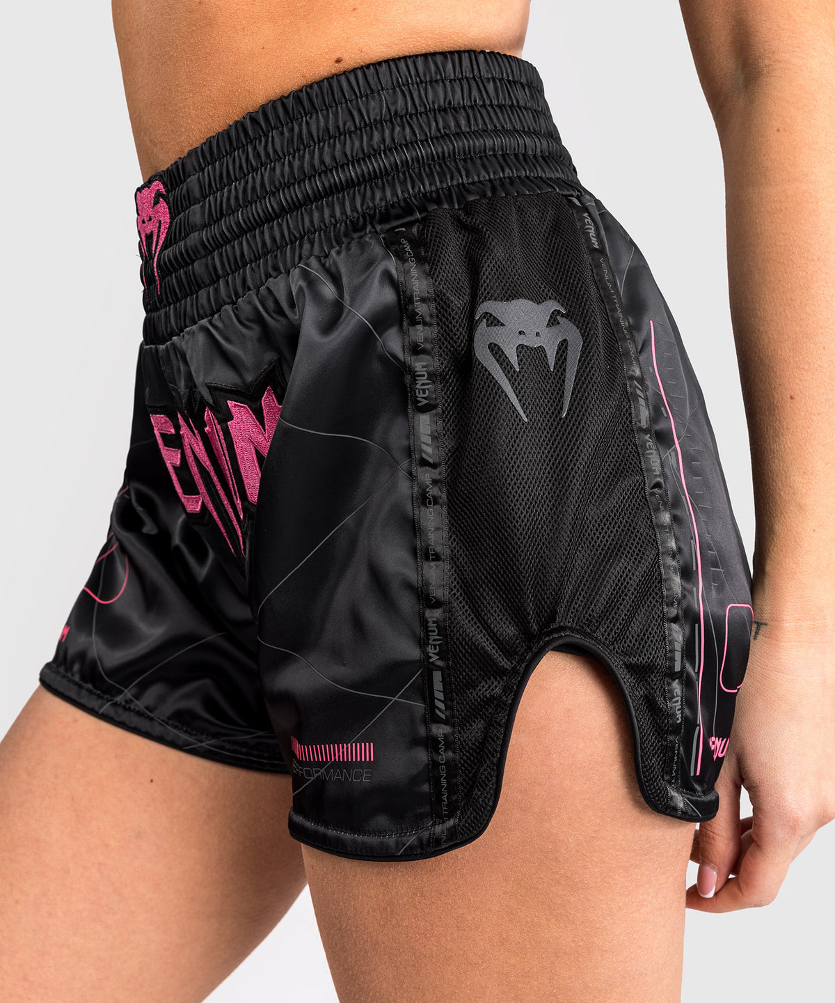 Venum Tactical XT Muay Thai Shorts für Frauen - Schwarz/Sturmgrau