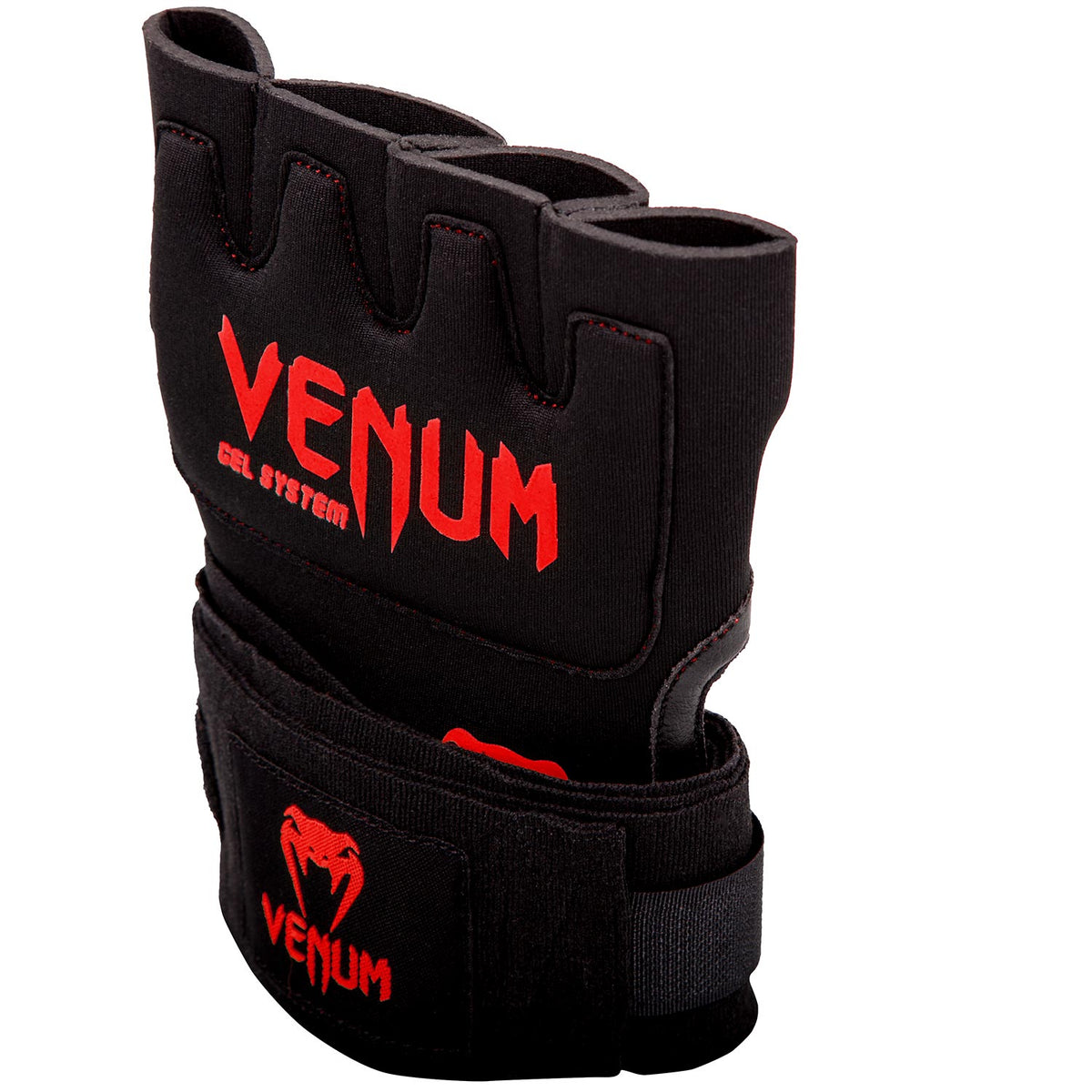 Venum Gel Kontact Handschuh Wraps - Schwarz/Rot