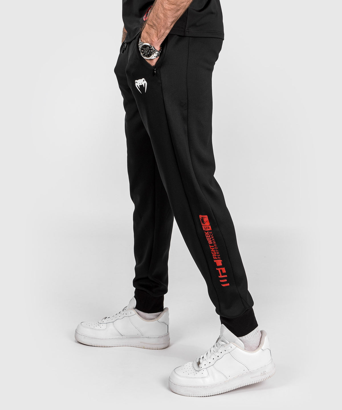 UFC Adrenaline by Venum Fight Week Pantalón de chándal de alto rendimiento para Hombre - Negro