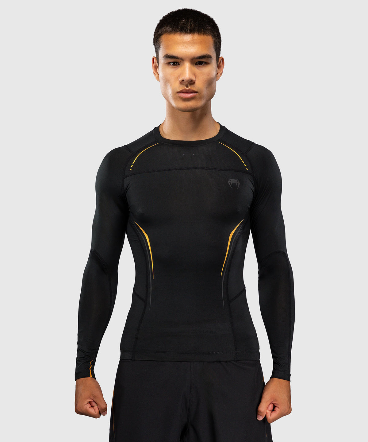 Venum G-Core Rashguard a Maniche Lunghe - Nero/Oro