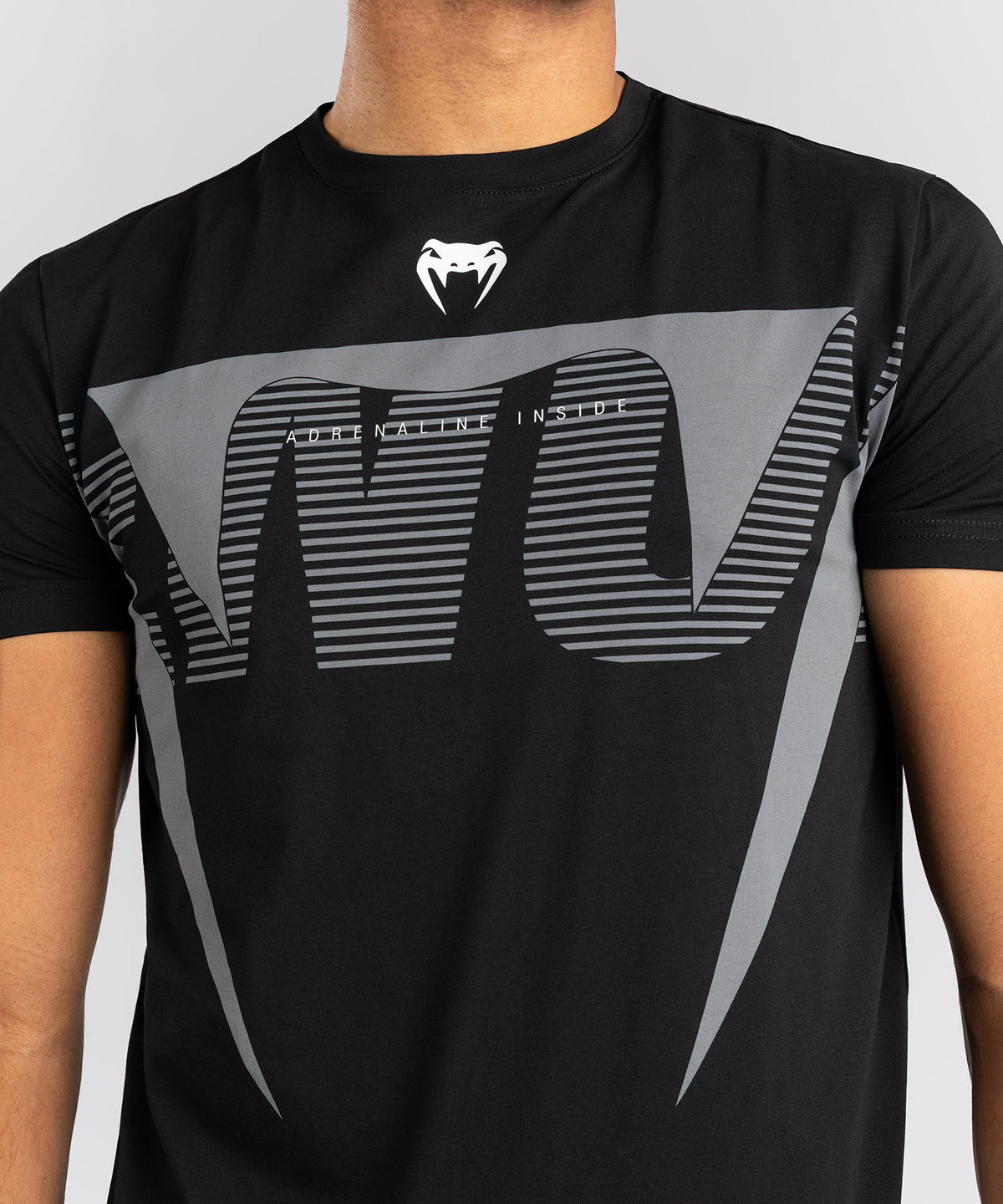Venum Adrenaline T-shirt – Schwarz/Silbergrau