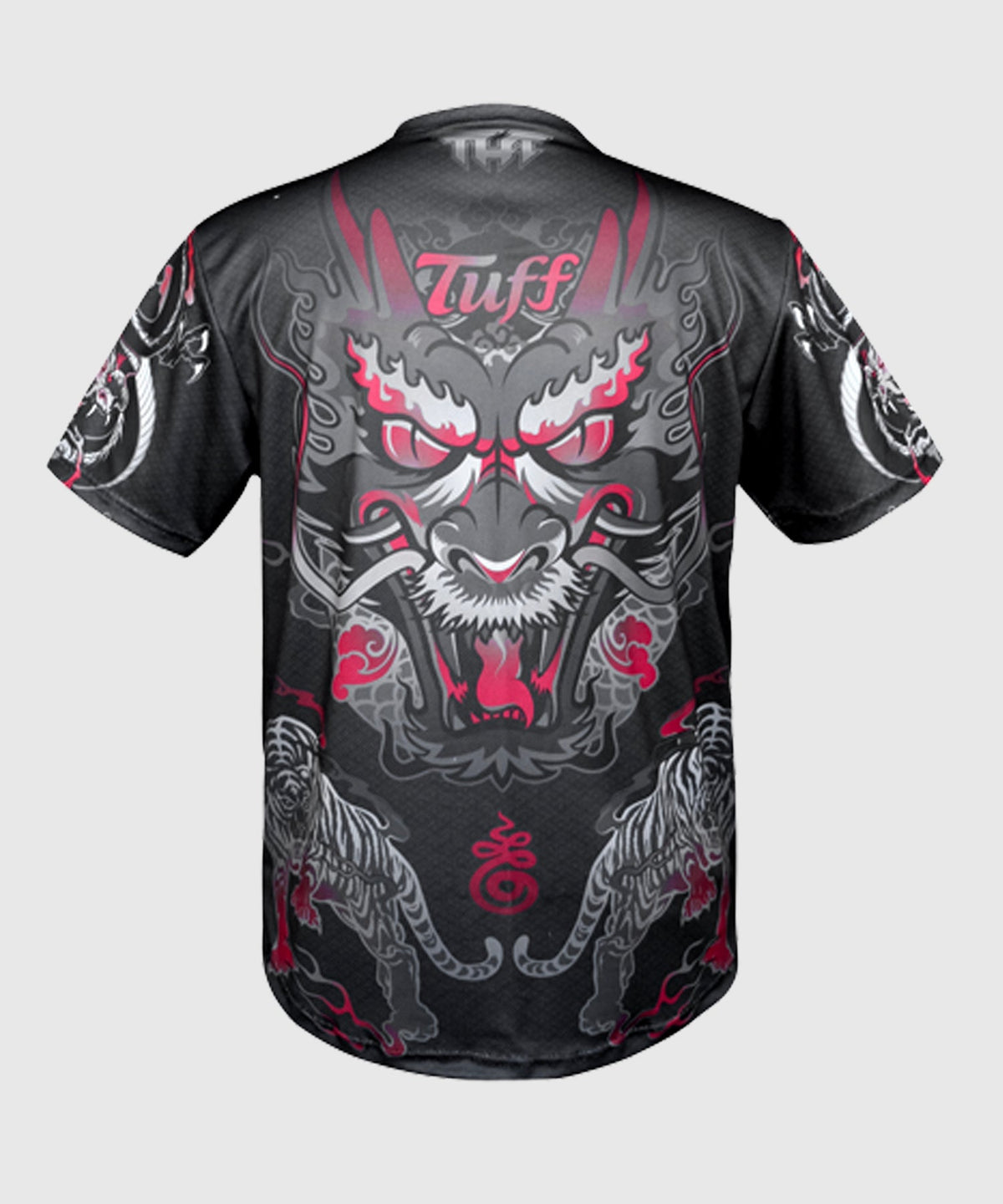 King Dry Fit Tuff Shirt Of Dragon Muay Thai T-shirt - Black