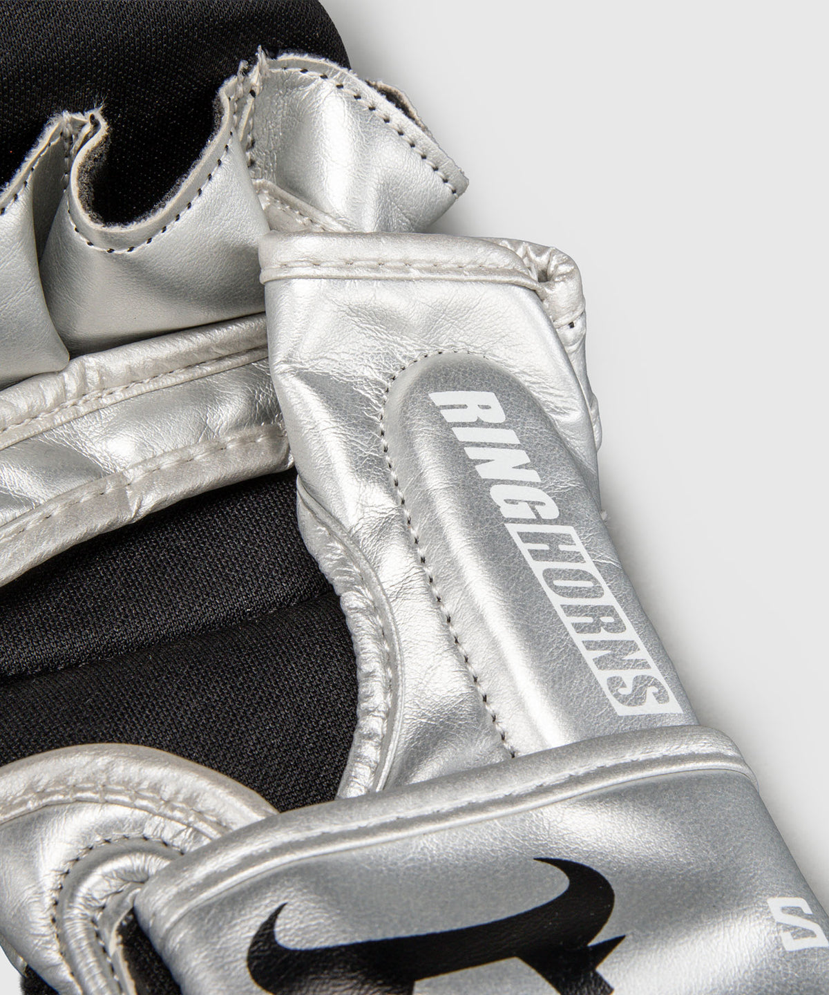 Ringhorns Charger by Venum MMA Sparring Gloves - Silver/Black