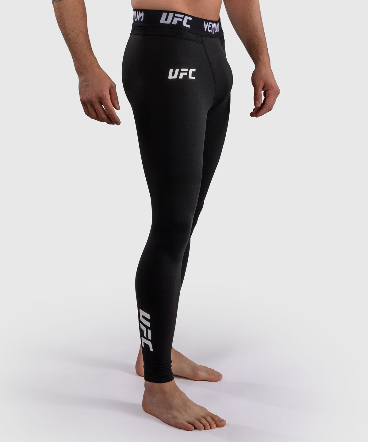 Venum UFC Unity by Venum Authentic Fight Week Pantalón de Compresión Técnico para Hombre - Negro