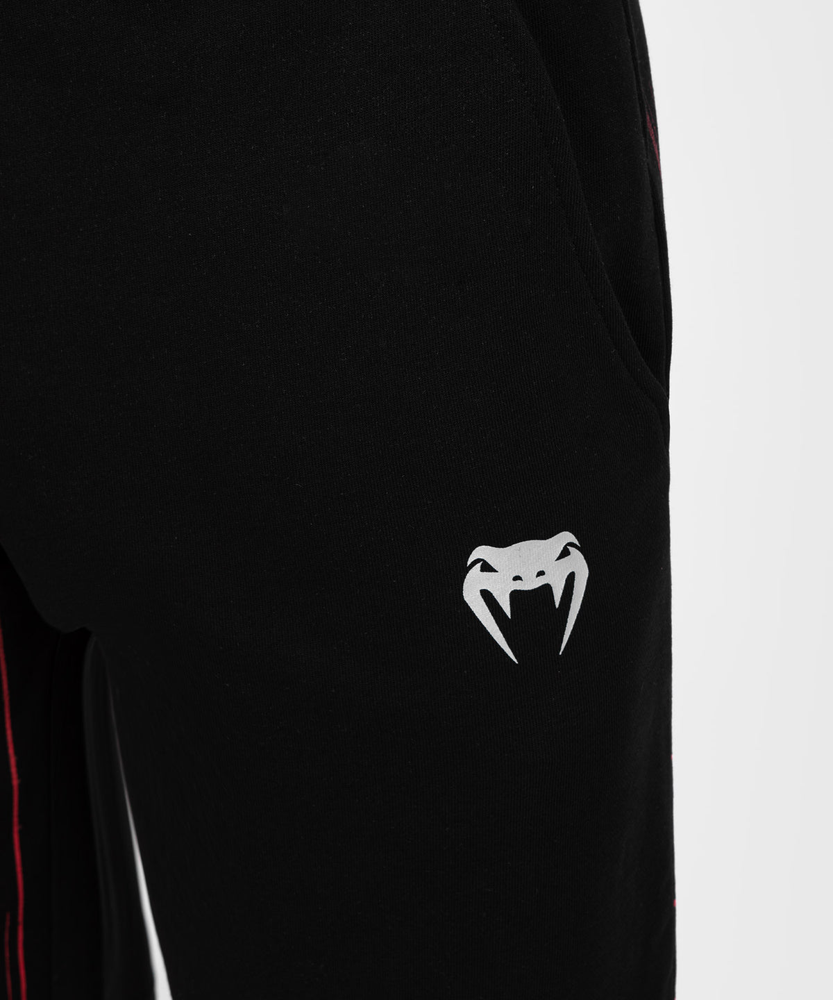 UFC Venum Performance Institute 2.0 Pantaloncini in Cotone per Uomo - Nero/Rosso