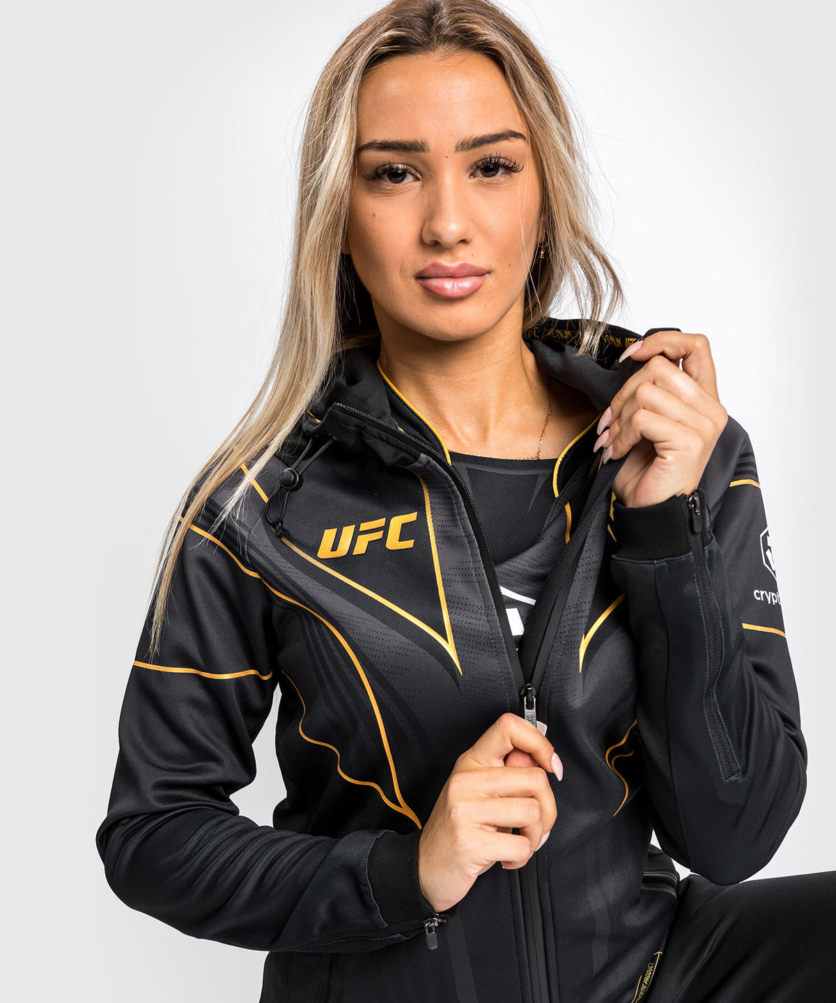 Sweatshirt à Capuche Femme UFC Venum Authentic Fight Night 2.0 - Champion