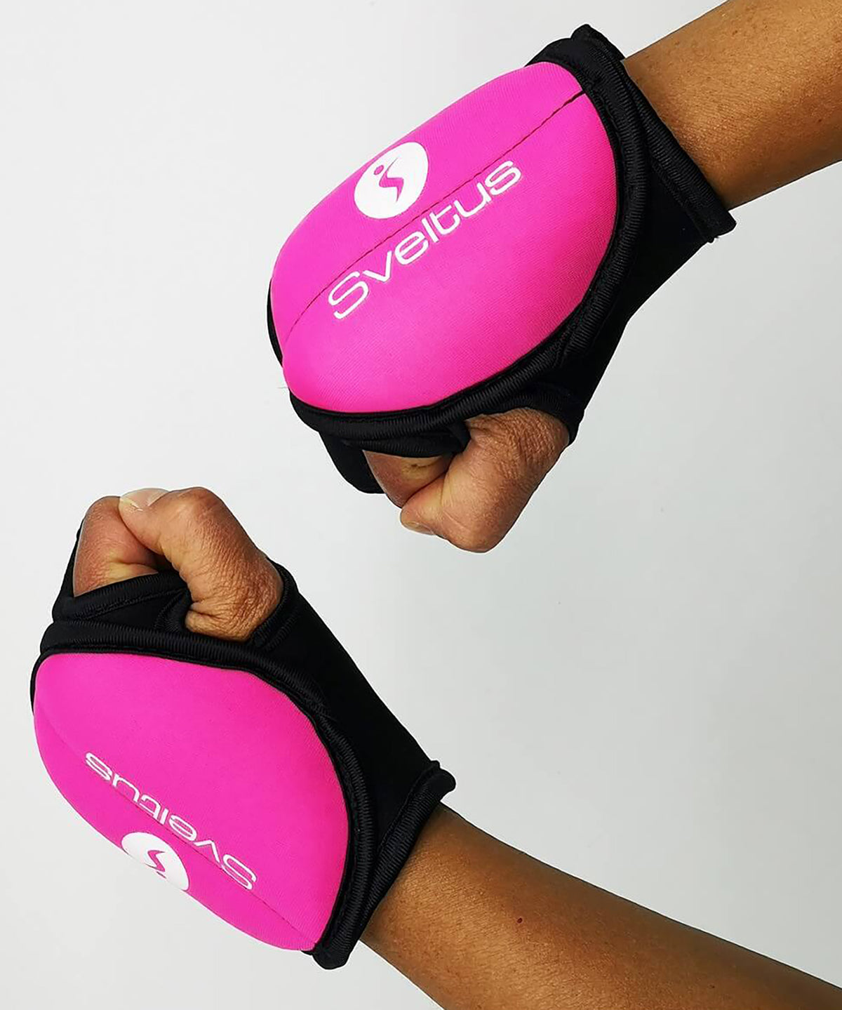 Sveltus Piloxing Gloves 250g Pack of 2 - Pink/Black