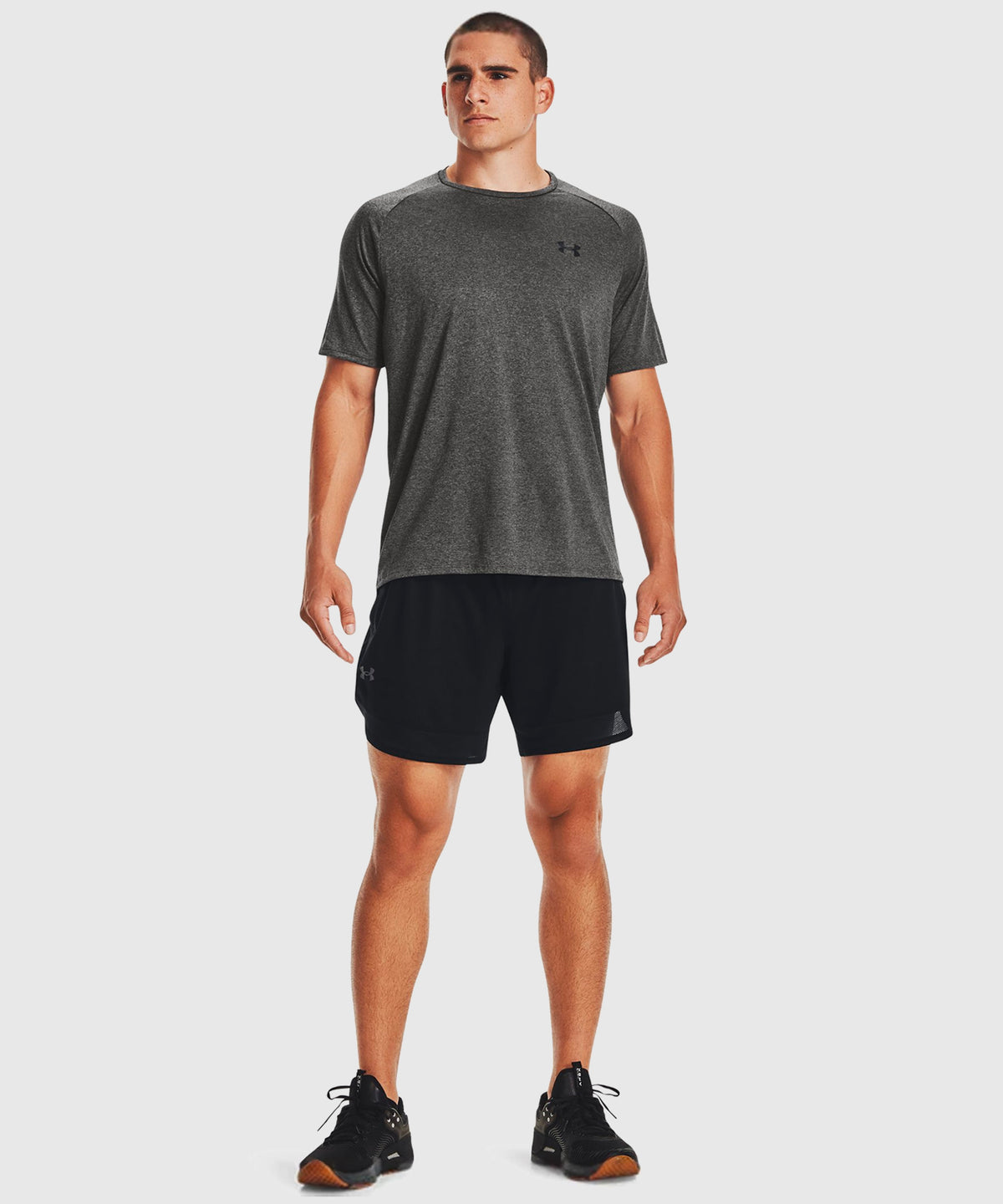 Under Armour Ua Tech™ 2.0 T-Shirt – Grau Carbon Meliert
