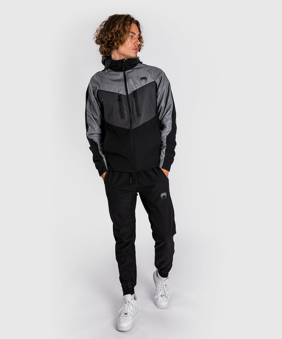 Venum Laser 3.0  Track Jacket - Negro/Gris