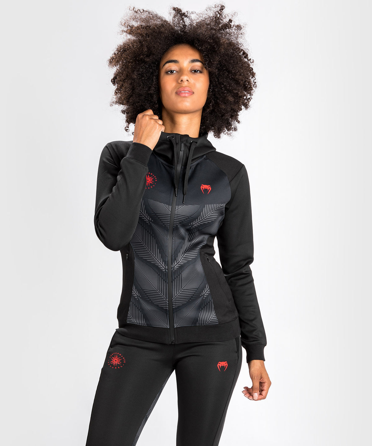 Venum Phantom Kapuzen-Sweatshirt - Für Frauen - Schwarz/Rot