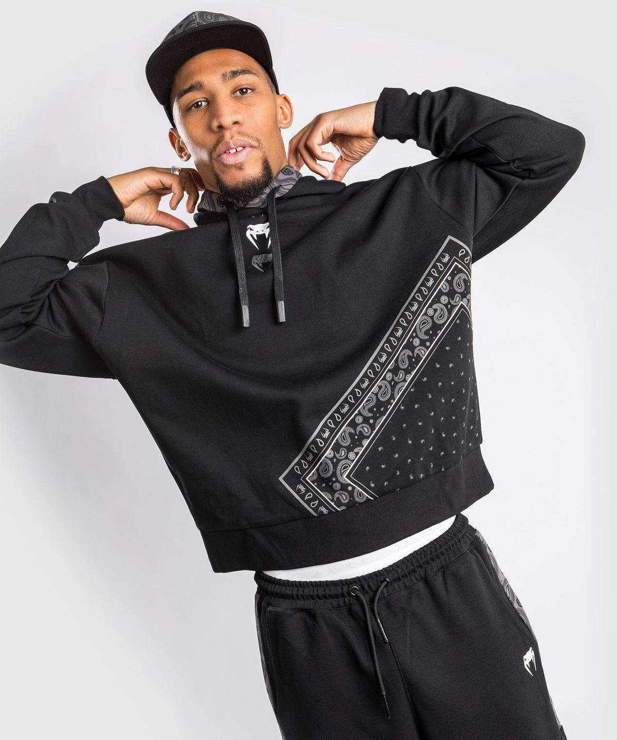 Sudadera con capucha Venum Cali 34 XL- Oversize - Negro